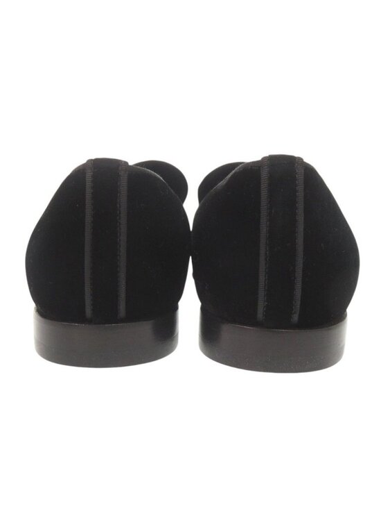 Louis Vuitton Auteuil Velour 6 Black Loafers Opera Shoes Flat main image 7